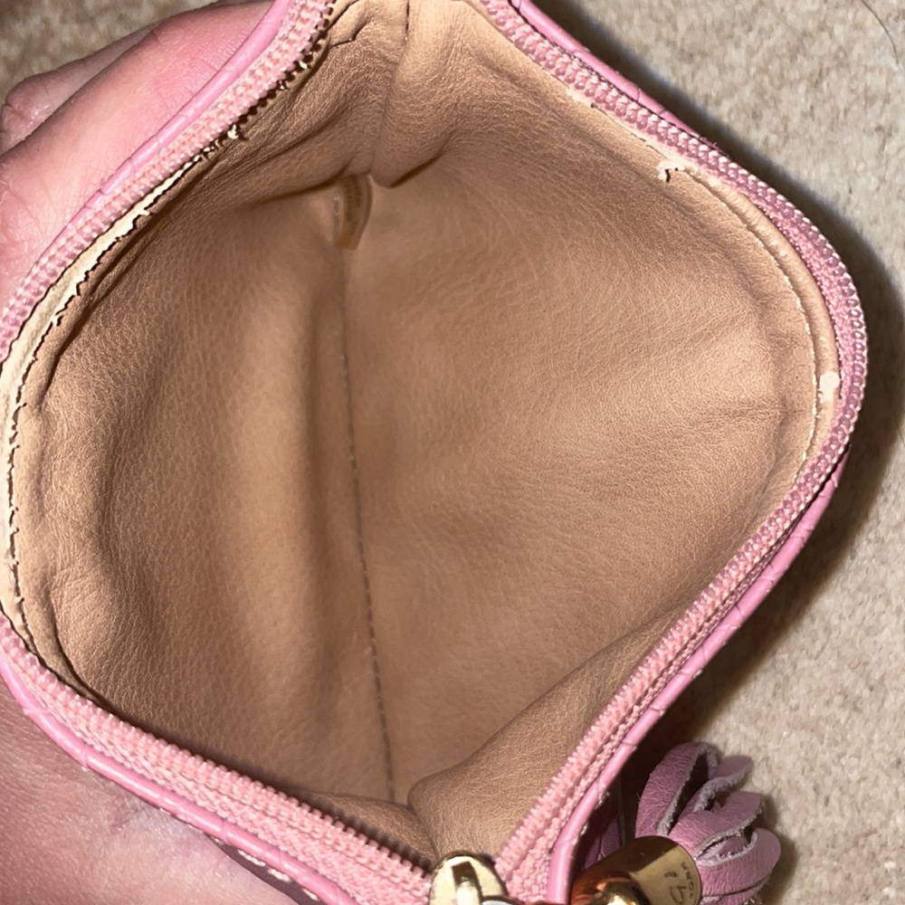 Gigi New York Embossed Python Leather small makeup - Picture 7 of 7